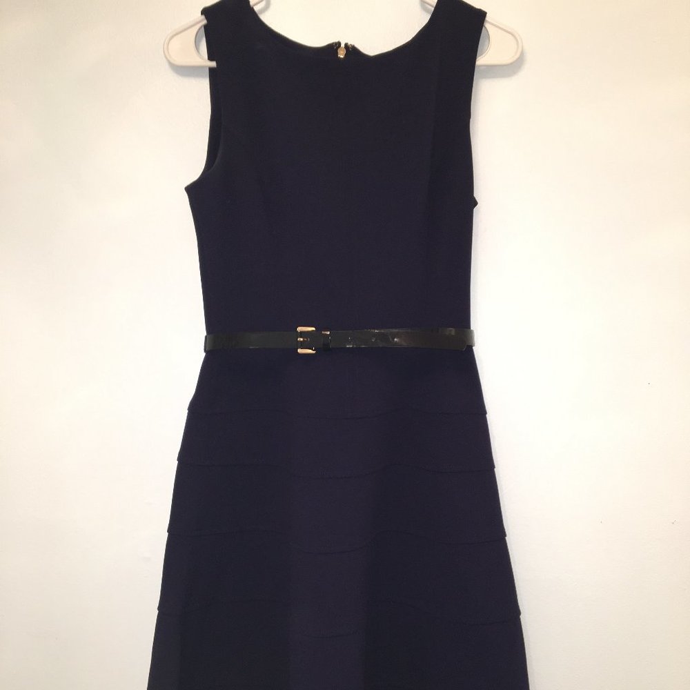Tommy Hilfiger Navy Blue Dress w/ Pleats Size 6